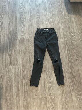 Pacsun Black Distressed High-Rise Women's Jeans sz 25